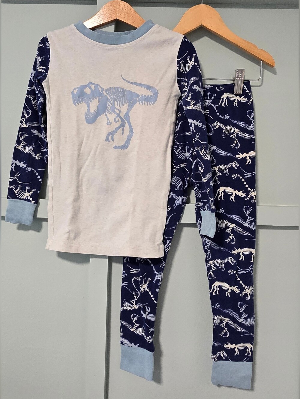 4 Pack Kids Navy & Blue Theme Pj's Burt Bees & Kirkland - Picture 5 of 5